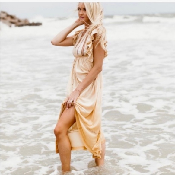 NWOT Free People Will wait for you Midi Dress - Picture 2 of 14